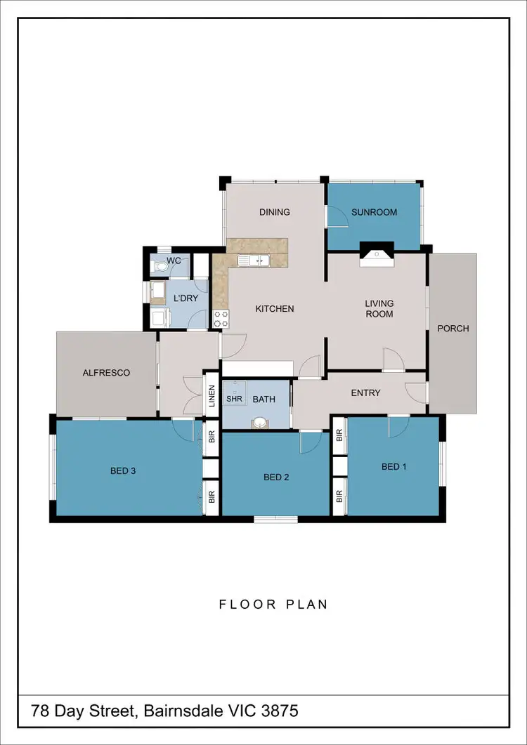 Floorplan of Homely house listing, 78 Day Street, Bairnsdale VIC 3875