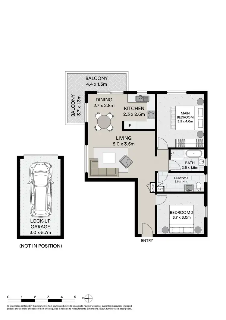 Floorplan of Homely apartment listing, 1/88b Mount Street, Coogee NSW 2034