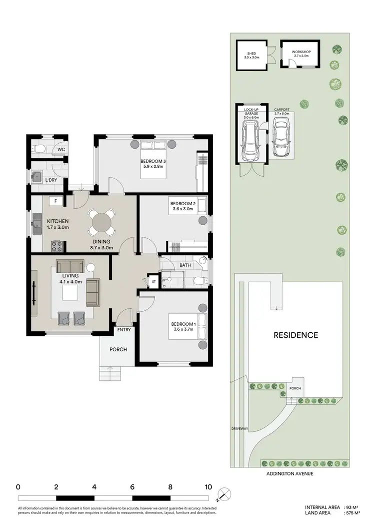 Floorplan of Homely house listing, 10 Addington Avenue, Ryde NSW 2112