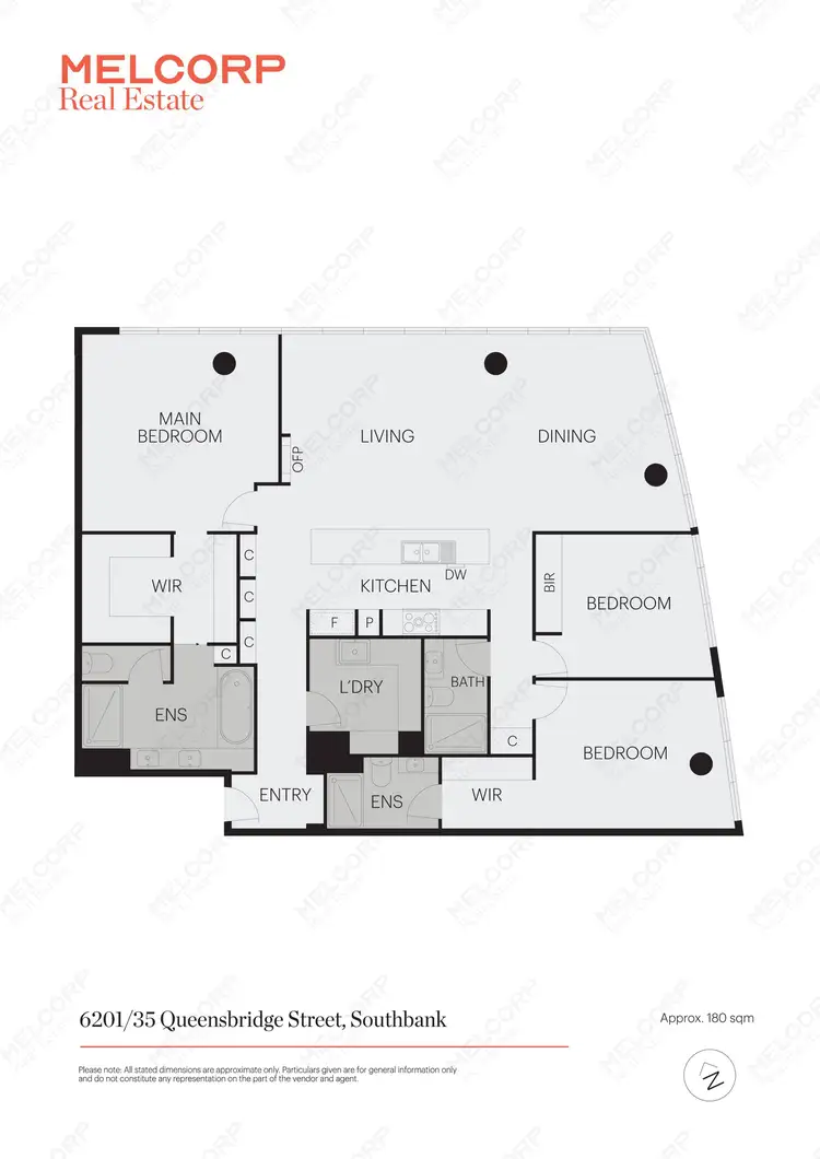 Floorplan of Homely apartment listing, 6201/35 Queensbridge Street, Southbank VIC 3006