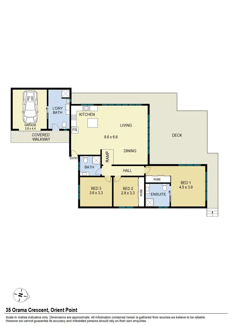 Floorplan of Homely house listing, 35 Orama Crescent, Orient Point NSW 2540