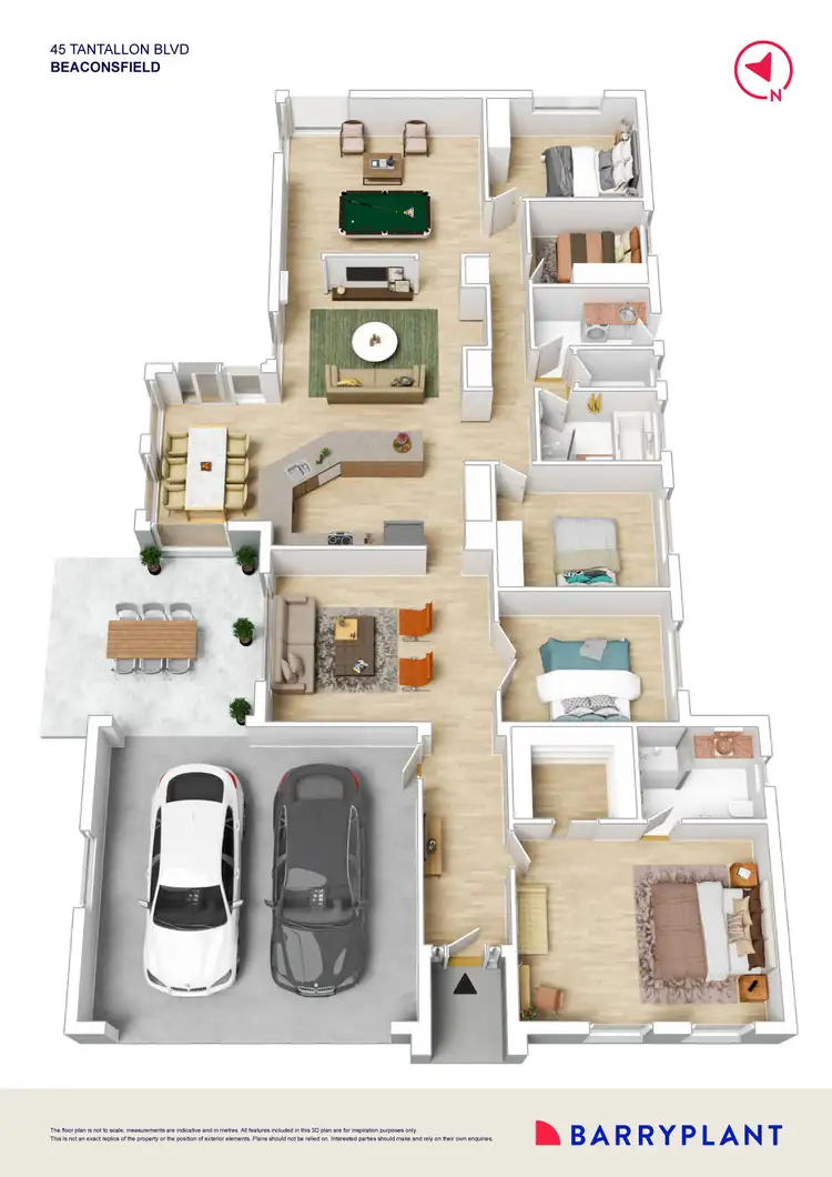 Floorplan of Homely house listing, 45 Tantallon Boulevard, Beaconsfield VIC 3807