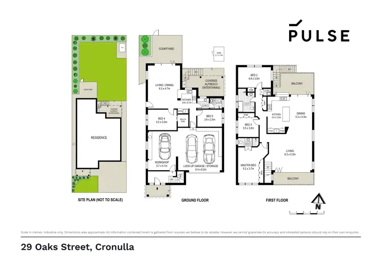 Floorplan of Homely house listing, 29 Oaks Street, Cronulla NSW 2230
