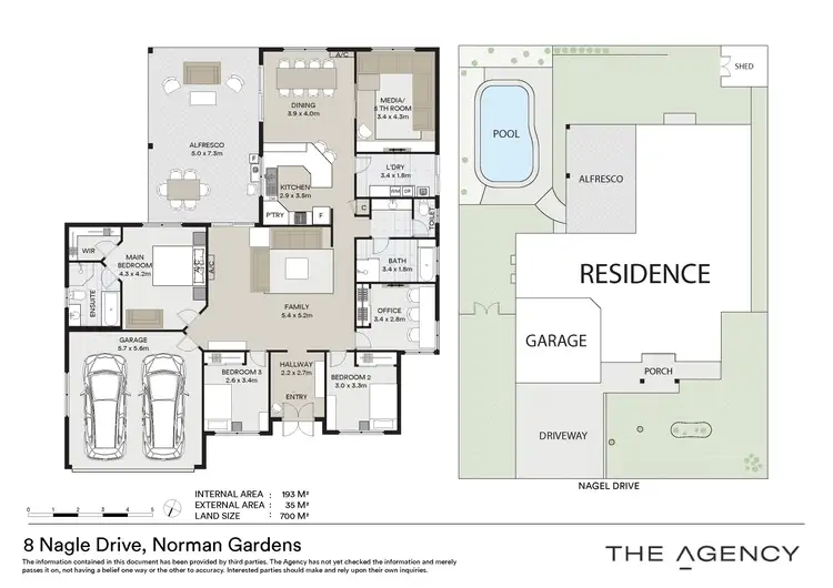 Floorplan of Homely house listing, 8 Nagle Drive, Norman Gardens QLD 4701