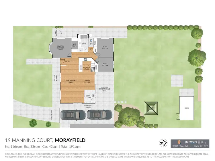 Floorplan of Homely house listing, 19 Manning Court, Morayfield QLD 4506