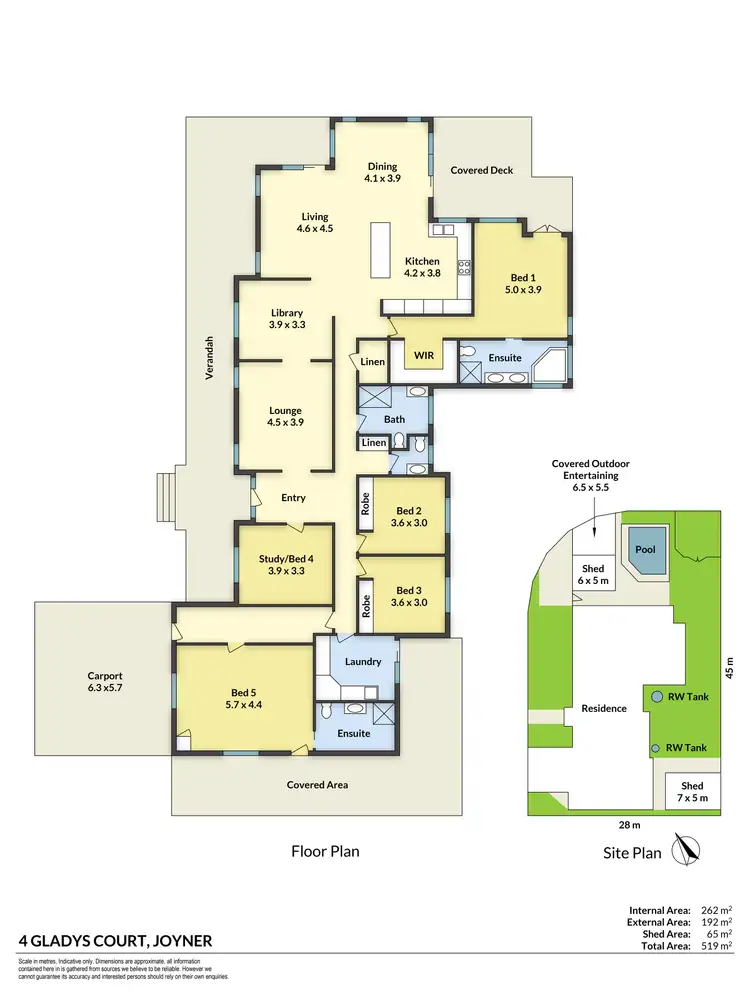 Floorplan of Homely house listing, 4 Gladys Court, Joyner QLD 4500