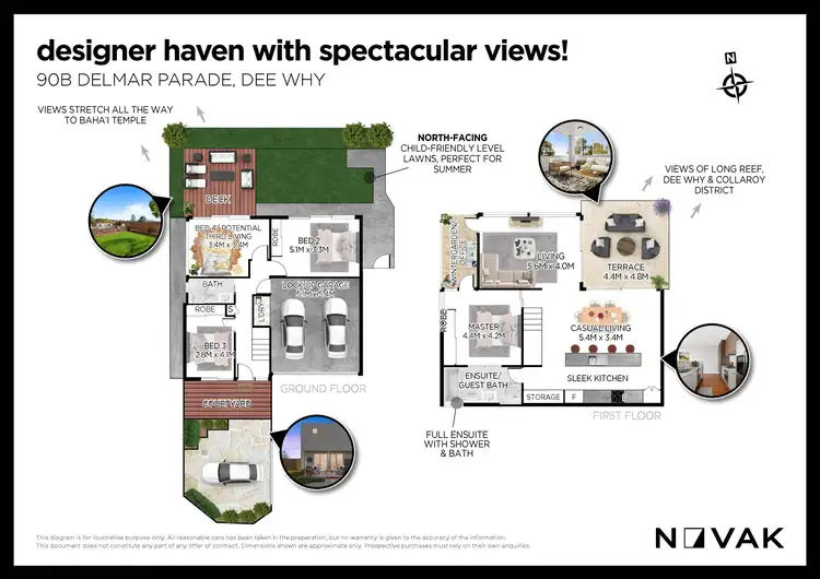 Floorplan of Homely house listing, 90b Delmar Parade, Dee Why NSW 2099