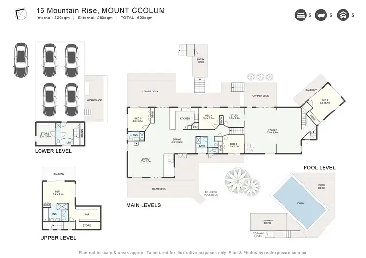 Floorplan of Homely house listing, 16 Mountain Rise Court, Mount Coolum QLD 4573