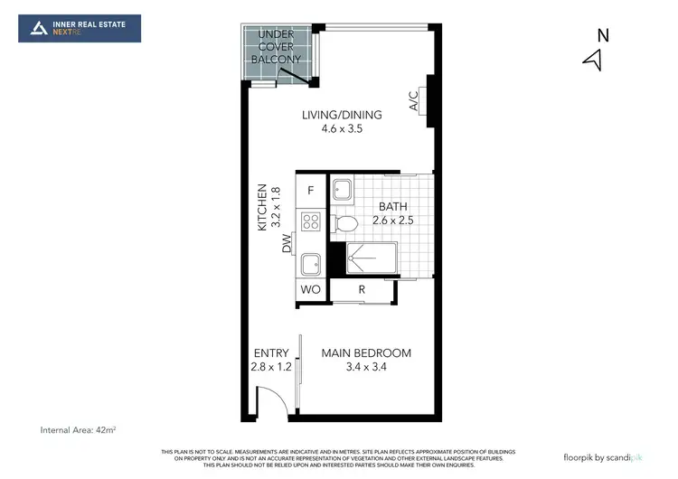 Floorplan of Homely apartment listing, 3704/120 Abeckett Street, Melbourne VIC 3000