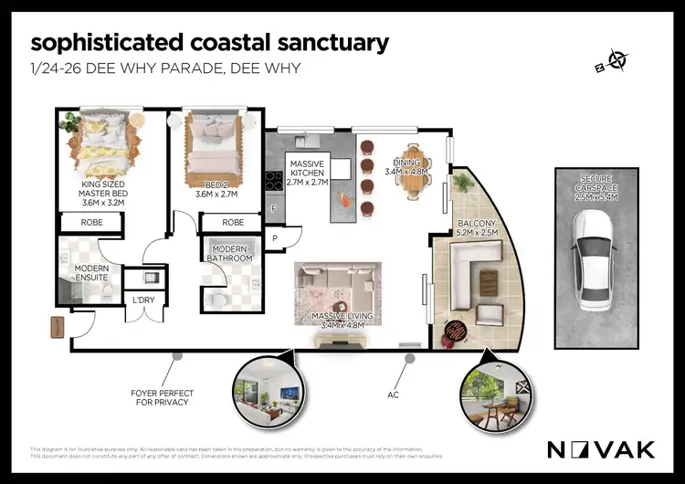 Floorplan of Homely apartment listing, 1/26 Dee Why Parade, Dee Why NSW 2099