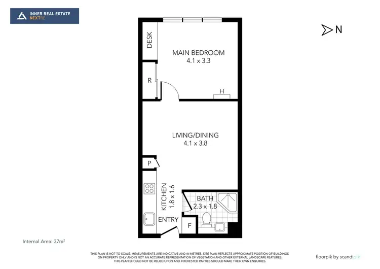 Floorplan of Homely apartment listing, 457/800 Swanston Street, Carlton VIC 3053