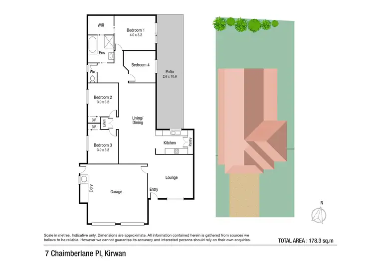 Floorplan of Homely house listing, 7 Chaimberlane Place, Kirwan QLD 4817