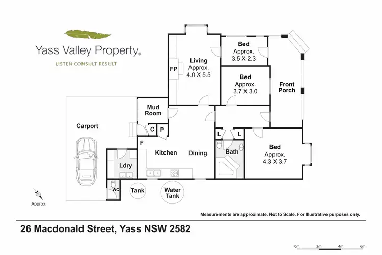 Floorplan of Homely house listing, 26 MacDonald Street, Yass NSW 2582