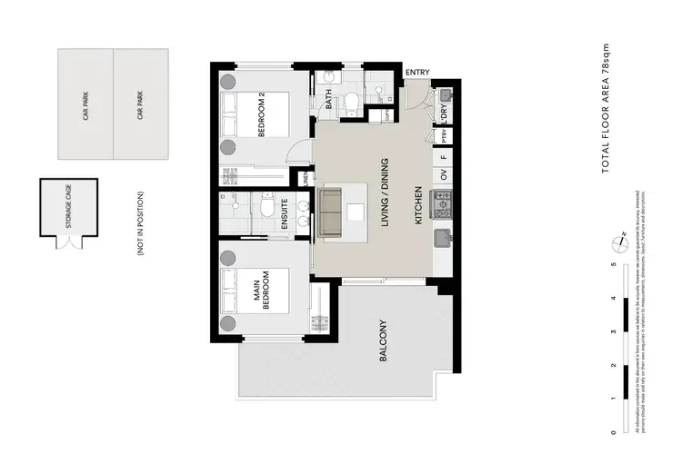 Floorplan of Homely apartment listing, 3203/19 Kombi Street, Bokarina QLD 4575