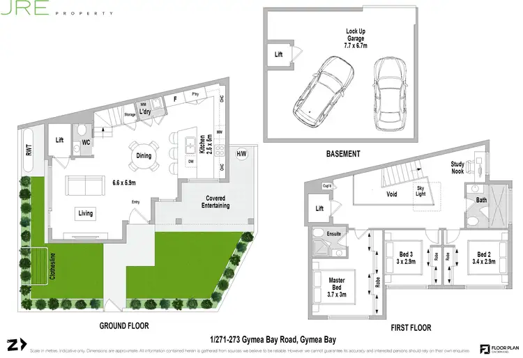 Floorplan of Homely townhouse listing, 1/271-273 Gymea Bay Road, Gymea Bay NSW 2227