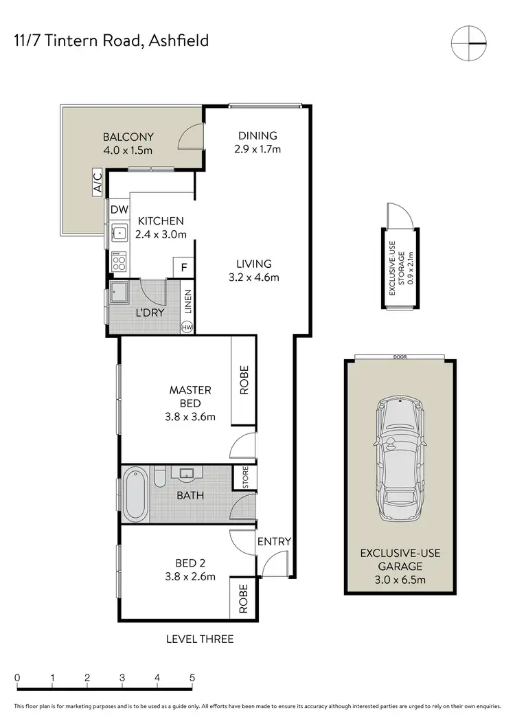 Floorplan of Homely apartment listing, 11/7 Tintern Road, Ashfield NSW 2131