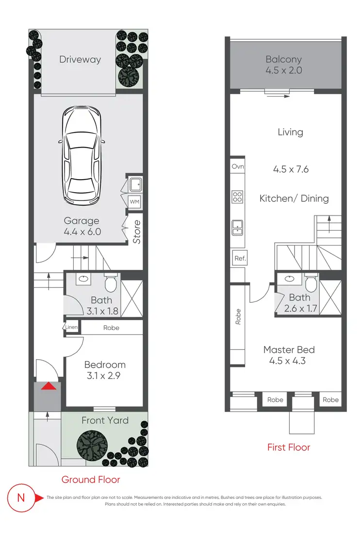 Floorplan of Homely townhouse listing, 37 Nova Circuit, Bundoora VIC 3083