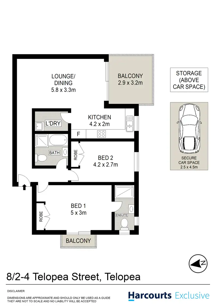 Floorplan of Homely apartment listing, 8/2-4 Telopea Street, Telopea NSW 2117