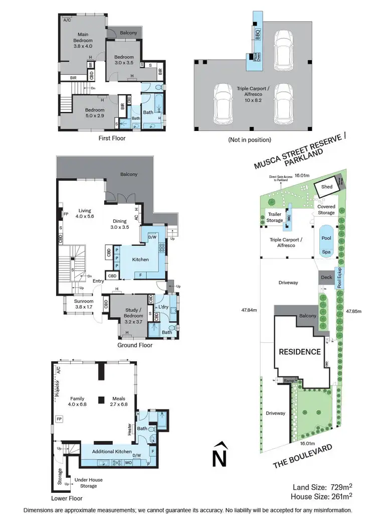 Floorplan of Homely house listing, 5 The Boulevard, Balwyn North VIC 3104