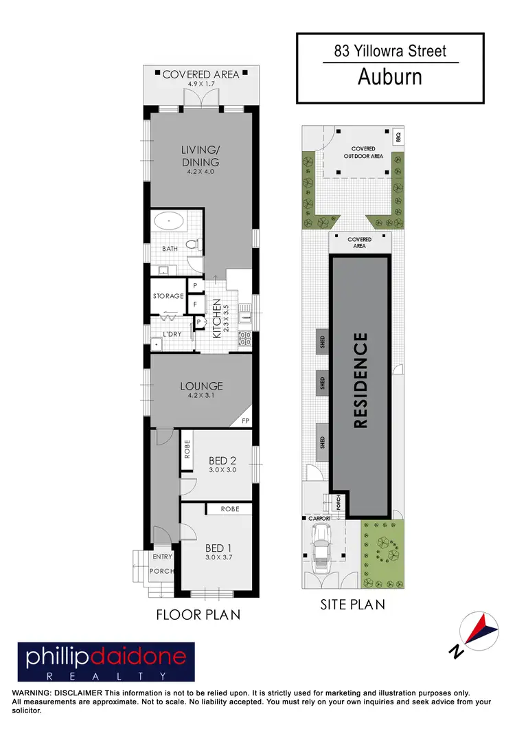 Floorplan of Homely house listing, 83 Yillowra Street, Auburn NSW 2144