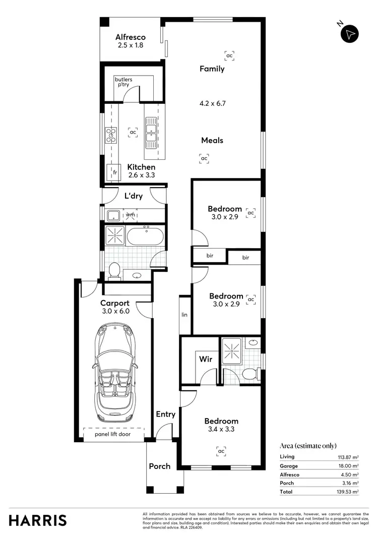 Floorplan of Homely house listing, 190b Kesters Road, Para Hills SA 5096