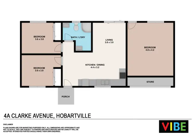 Floorplan of Homely house listing, 4A Clarke Avenue, Hobartville NSW 2753