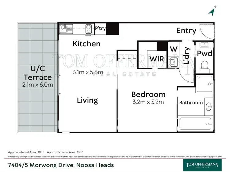 Floorplan of Homely unit listing, 7404/5 Morwong Drive, Noosa Heads QLD 4567