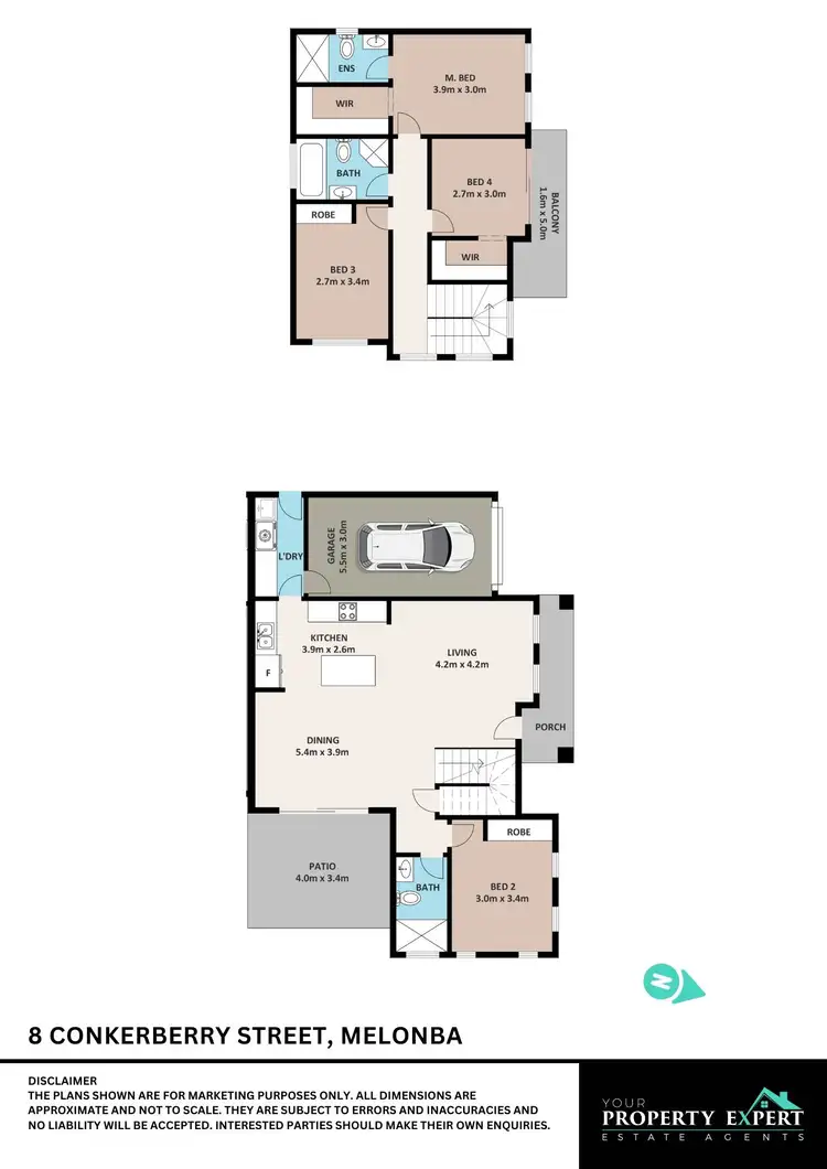Floorplan of Homely semi-detached listing, 8 Conkerberry Street ( Melonba), Marsden Park NSW 2765