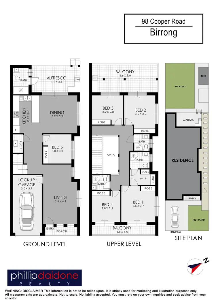 Floorplan of Homely house listing, 98 Cooper Road, Birrong NSW 2143