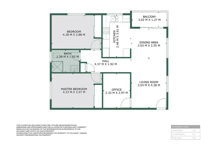 Floorplan of Homely apartment listing, 2/120 Miller Street, Chermside QLD 4032