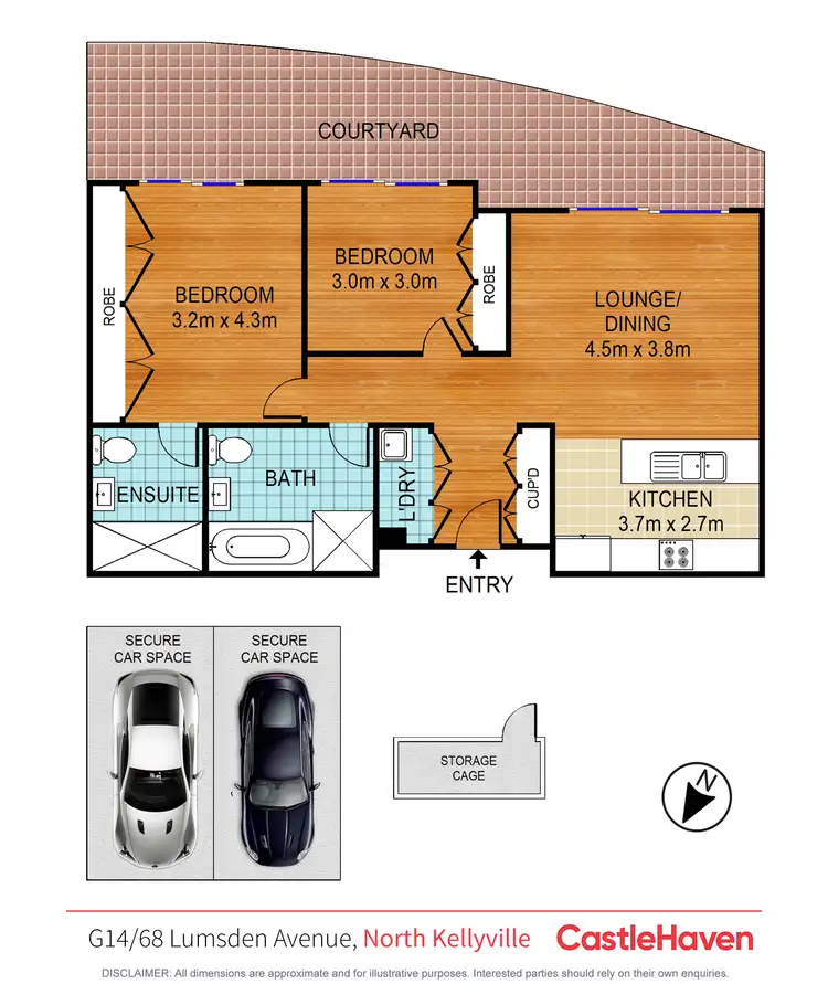 Floorplan of Homely apartment listing, G14/68 Lumsden Avenue, North Kellyville NSW 2155