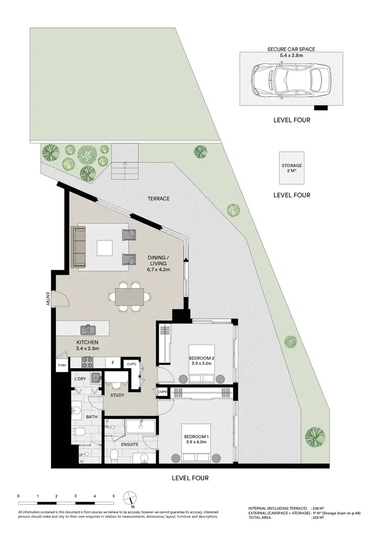 Floorplan of Homely apartment listing, 402B/5 Pope Street, Ryde NSW 2112