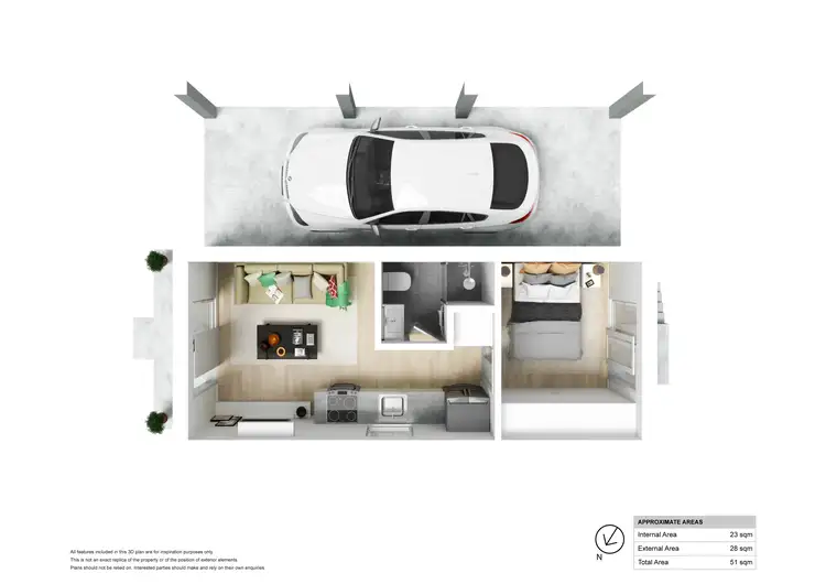 Floorplan of Homely villa listing, E3/56 Carrs Road, Neath NSW 2326