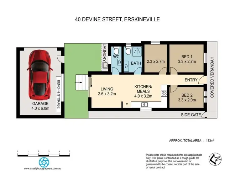 Floorplan of Homely house listing, 40 Devine Street, Erskineville NSW 2043