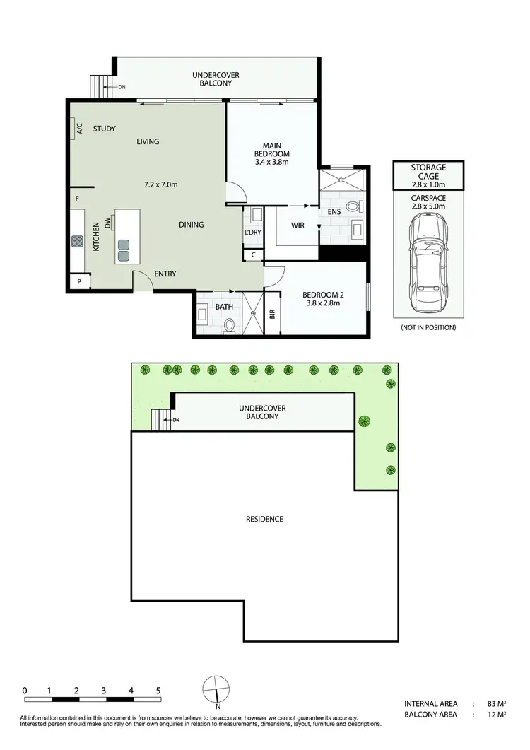 Floorplan of Homely apartment listing, G08/60-62 Broadway, Elwood VIC 3184