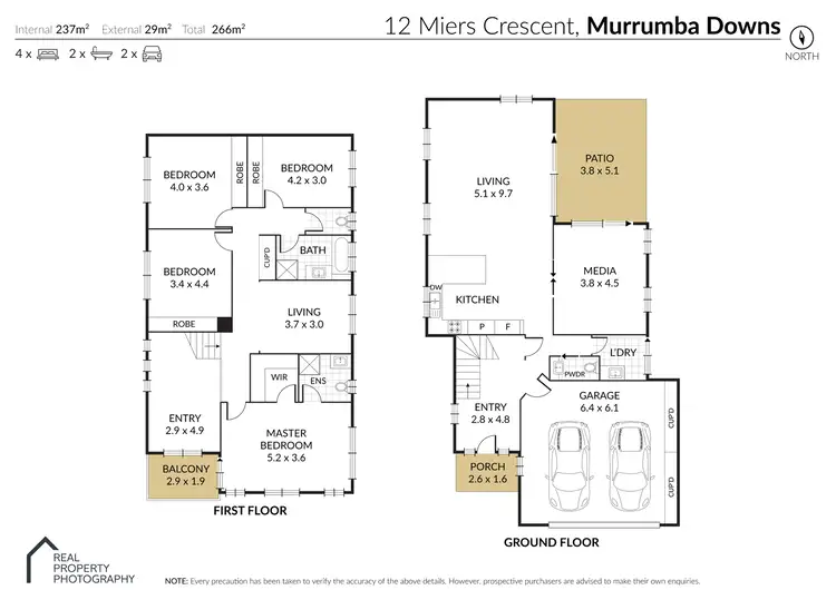 Floorplan of Homely house listing, 12 Miers Crescent, Murrumba Downs QLD 4503