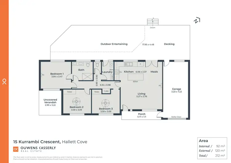 Floorplan of Homely house listing, 15 Kurrambi Crescent, Hallett Cove SA 5158