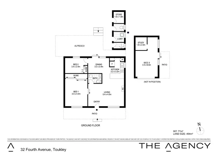 Floorplan of Homely house listing, 32 Fourth Avenue, Toukley NSW 2263