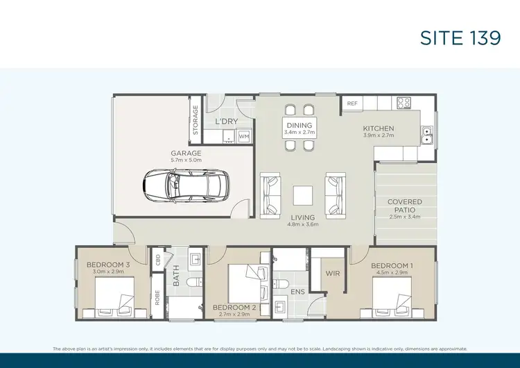 Floorplan of Homely retirement listing, 139/49 Creek Road, Burpengary East QLD 4505