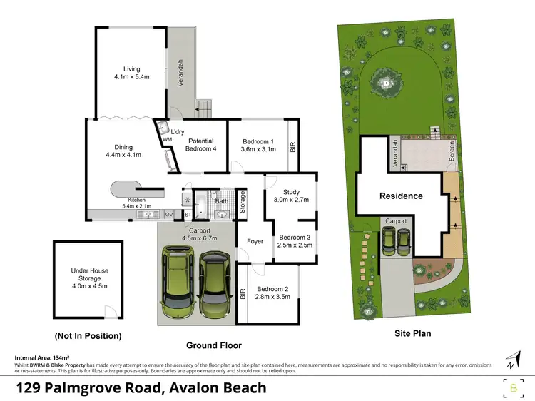 Floorplan of Homely house listing, 129 Palmgrove Road, Avalon Beach NSW 2107