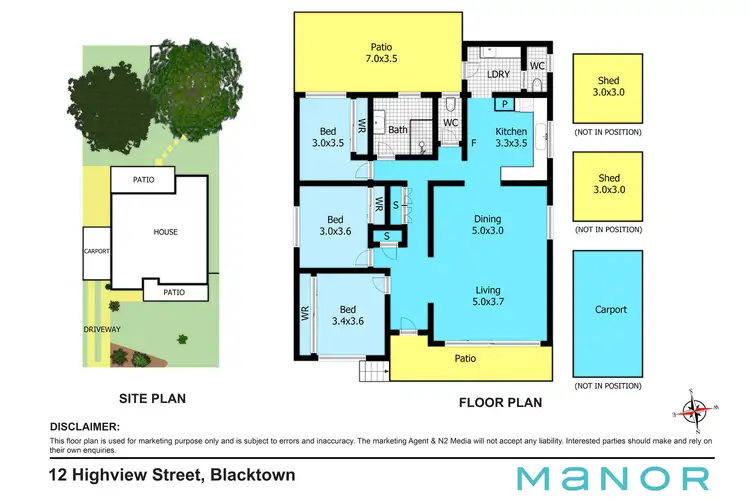 Floorplan of Homely house listing, 12 Highview Street, Blacktown NSW 2148