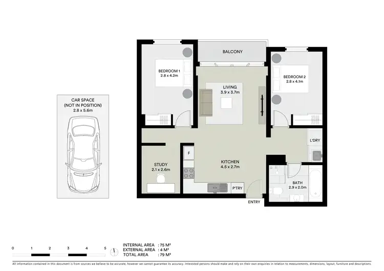 Floorplan of Homely apartment listing, 16/155 Gordon Street, Footscray VIC 3011