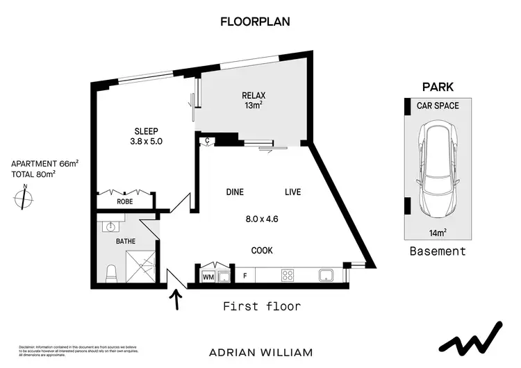 Floorplan of Homely apartment listing, 10/49 New Canterbury Road, Petersham NSW 2049