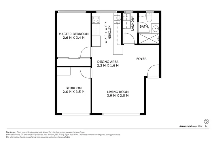 Floorplan of Homely unit listing, 25/74-80 Collett Street, Queanbeyan NSW 2620