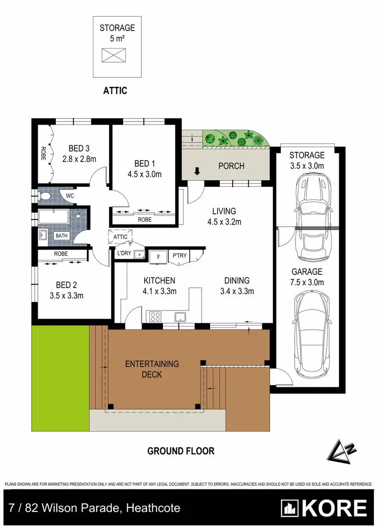 Floorplan of Homely villa listing, 7/82 Wilson Parade, Heathcote NSW 2233