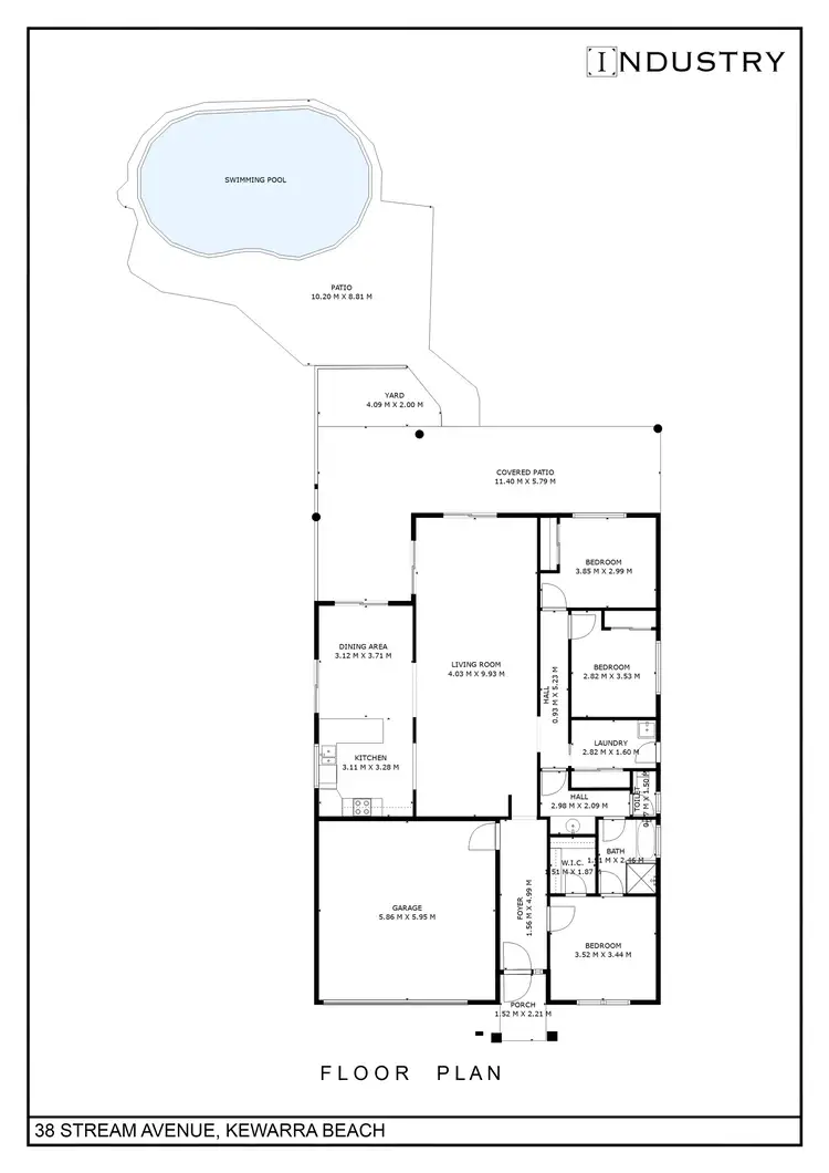 Floorplan of Homely house listing, 38 Stream Avenue, Kewarra Beach QLD 4879