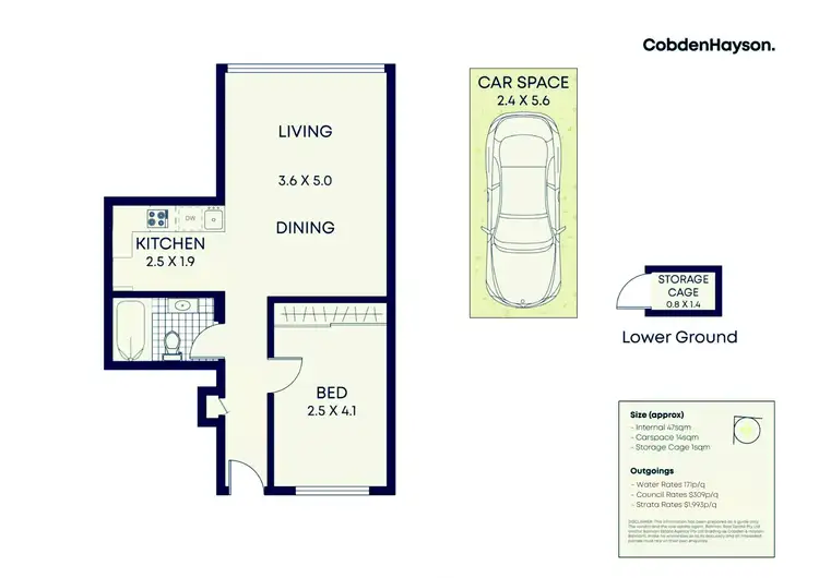 Floorplan of Homely apartment listing, 29/3 Gallimore Avenue, Balmain East NSW 2041