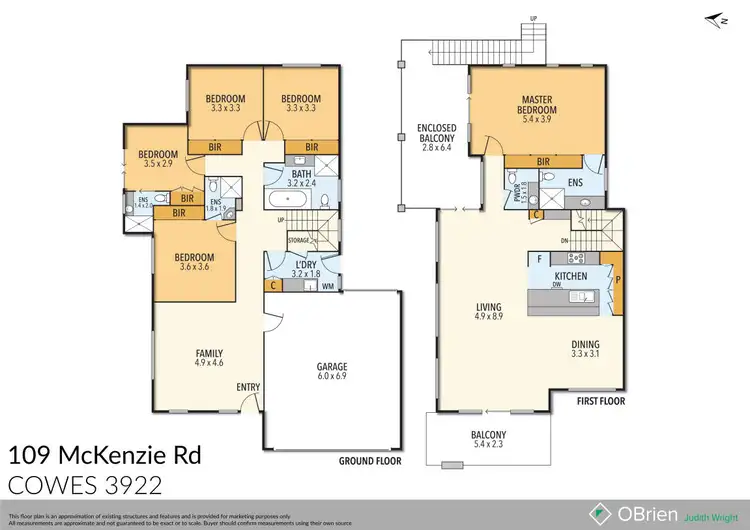 Floorplan of Homely house listing, 109 McKenzie Road, Cowes VIC 3922