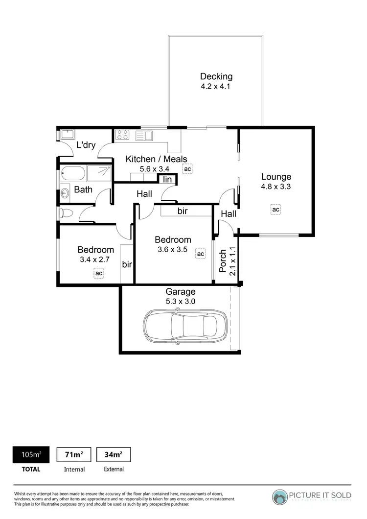 Floorplan of Homely unit listing, 3/15 Manunda Avenue, Windsor Gardens SA 5087