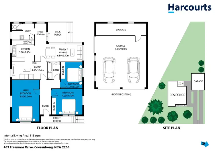 Floorplan of Homely house listing, 483 Freemans Drive, Cooranbong NSW 2265